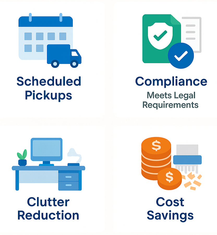 Recurring Shredding Benefits Infographic 1
