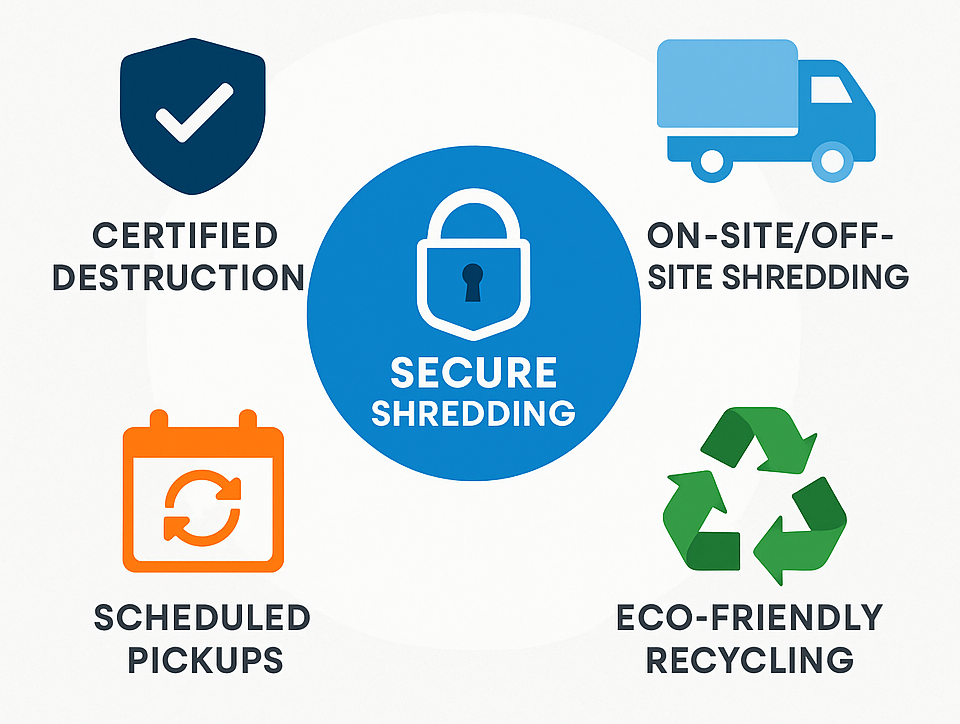 Professional Shredding Service Benefits Infographic