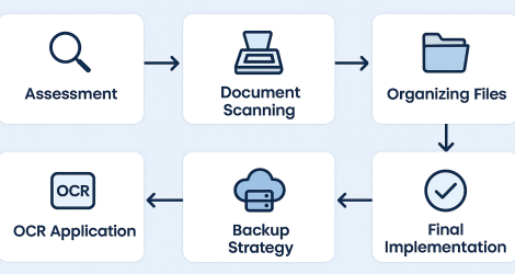 Paper to Digital Transition Flowchart